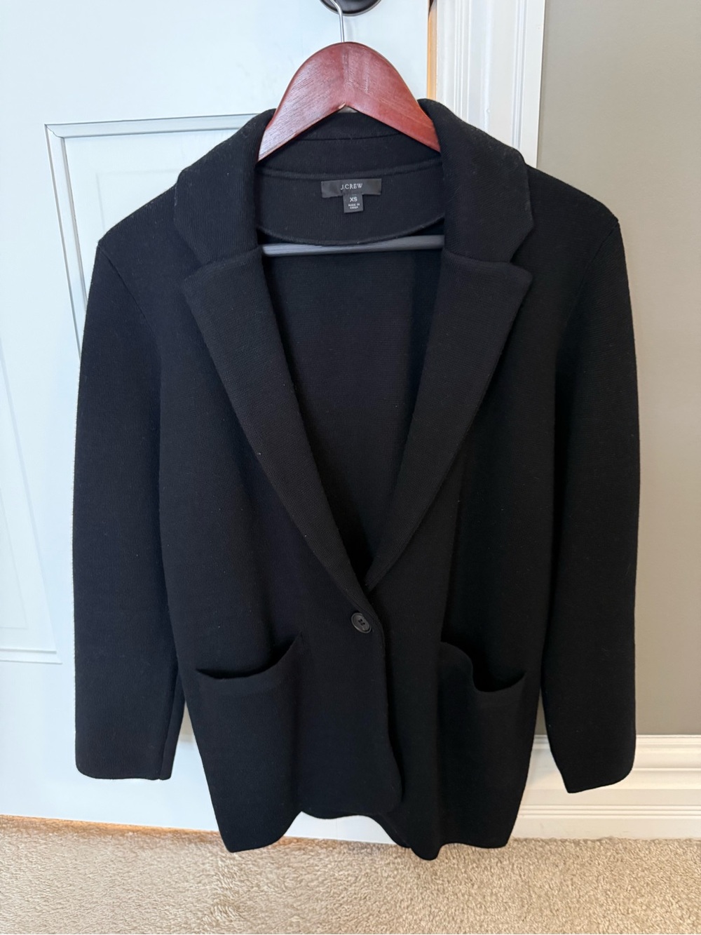 J Crew Sweater Blazer